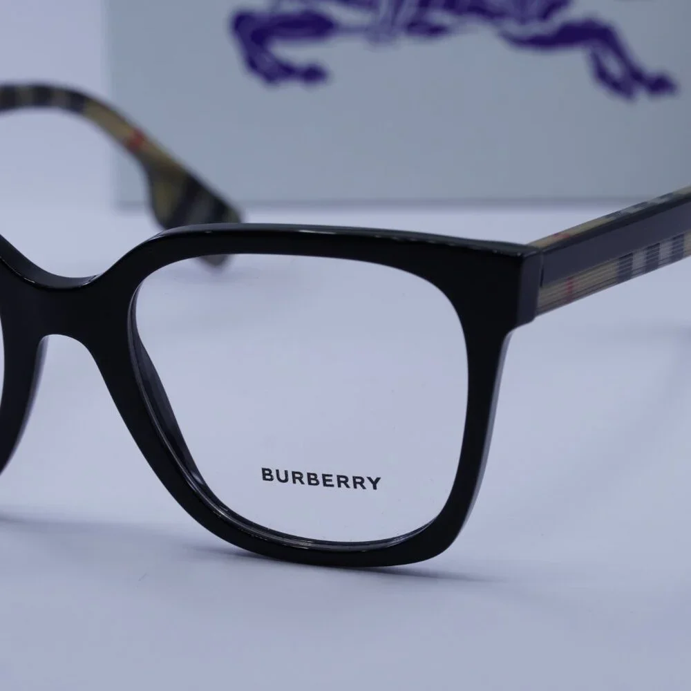 Burberry BE2347 3942 Square Eyeglasses 52mm – Black - Picture 7 of 10